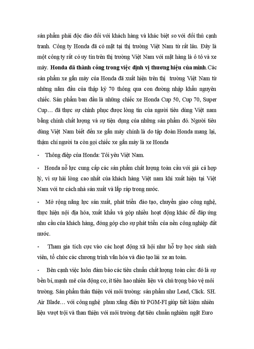 image for page Các bước định giá tại Công ty Honda Việt Nam