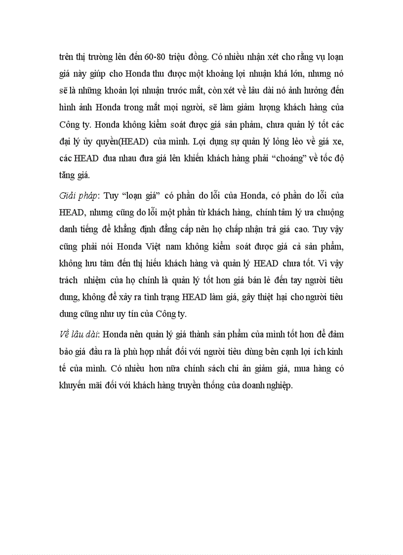 image for page Các bước định giá tại Công ty Honda Việt Nam