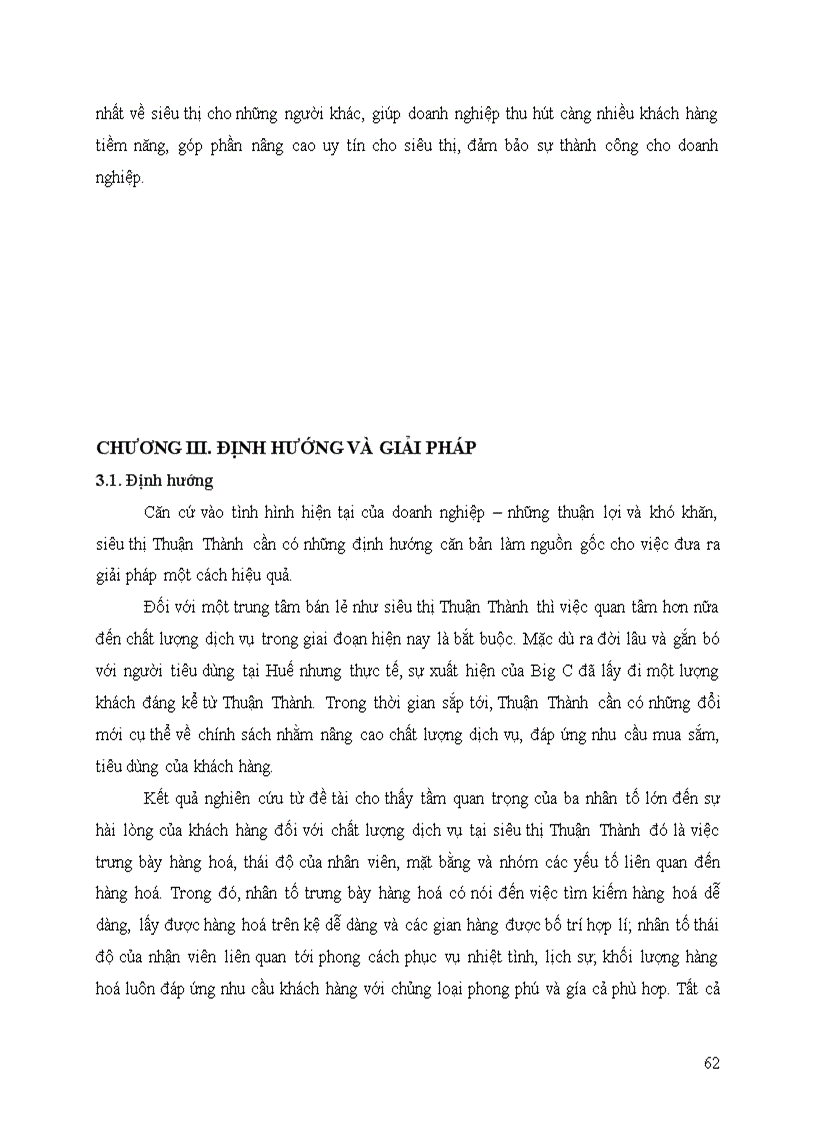 image for page Đánh giá chất lượng dịch vụ tại siêu thị thuận thành Huế