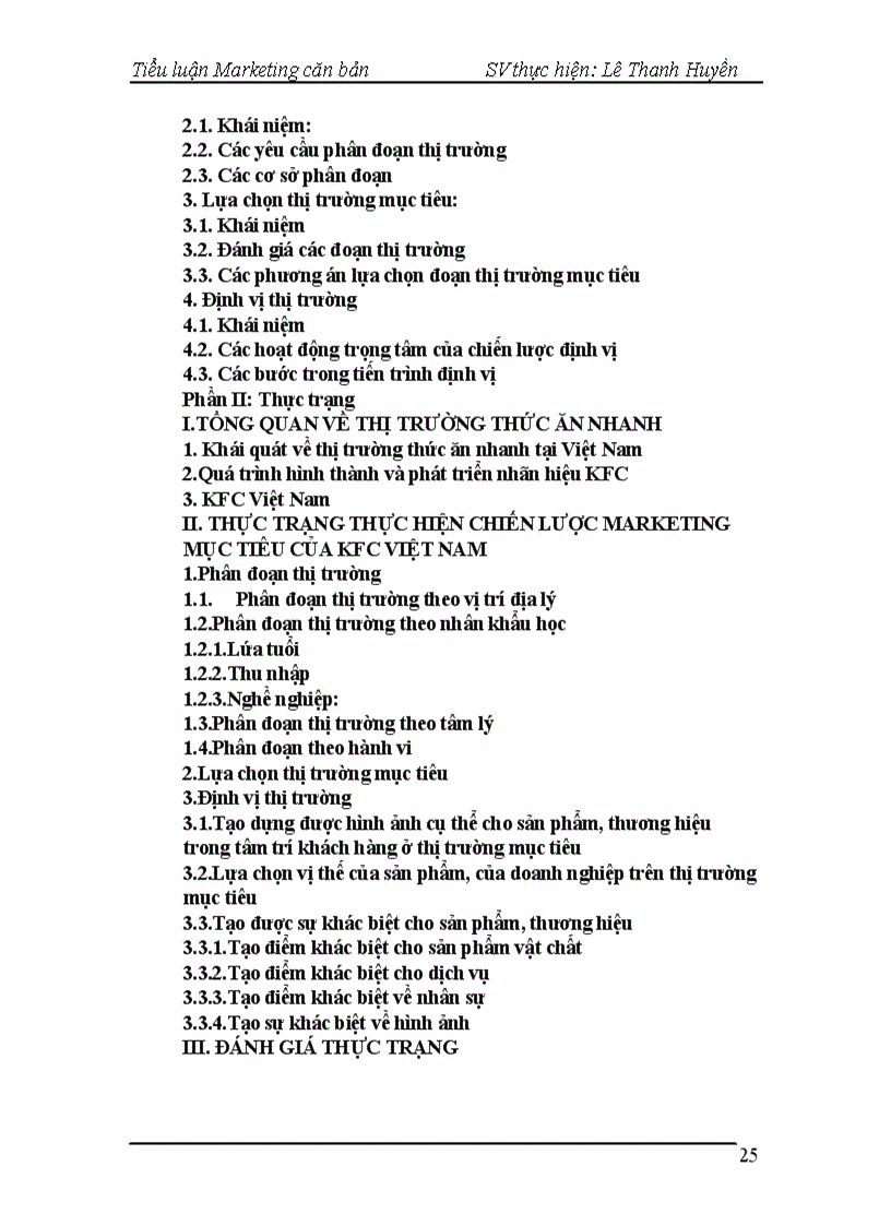 image for page Hoạt động phân đoạn thị trường lựa chọn thị trường mục tiêu từ đó định vị thị trường của KFC tại Việt Nam