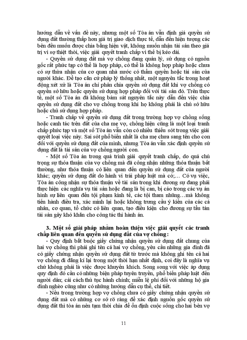 image for page Tiểu luận quyền sử dụng đất của vợ chồng và việc giải quyết các tranh chấp giữa vợ chồng liên quan đến quyền sử dụng đất