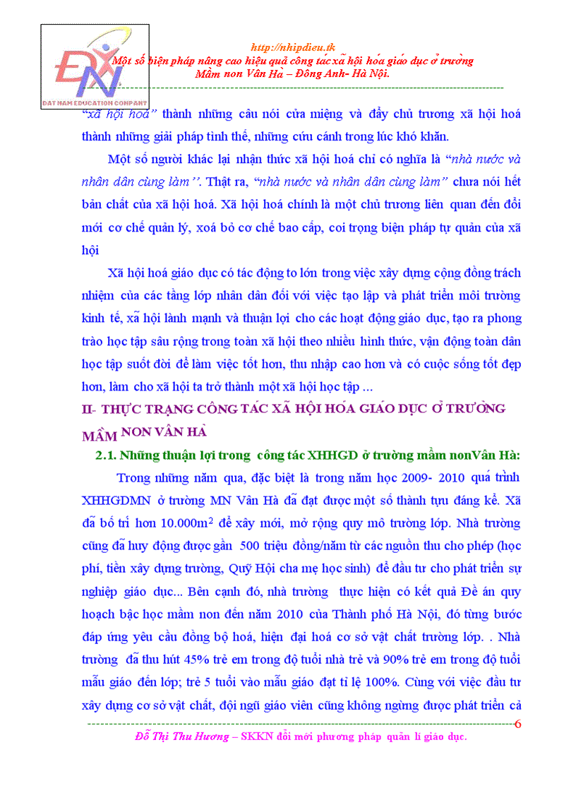 image for page Một số biện pháp nâng cao hiệu quả công tác xã hội hóa giáo dục màm non