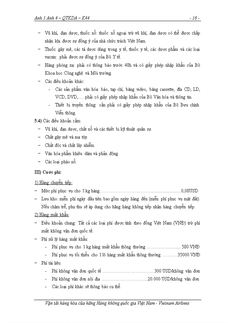 image for page Vận tải hàng hóa của hãng Hàng không quốc gia Việt Nam Vietnam Airlines