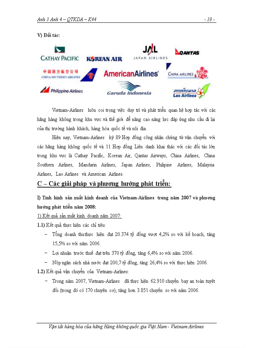 image for page Vận tải hàng hóa của hãng Hàng không quốc gia Việt Nam Vietnam Airlines