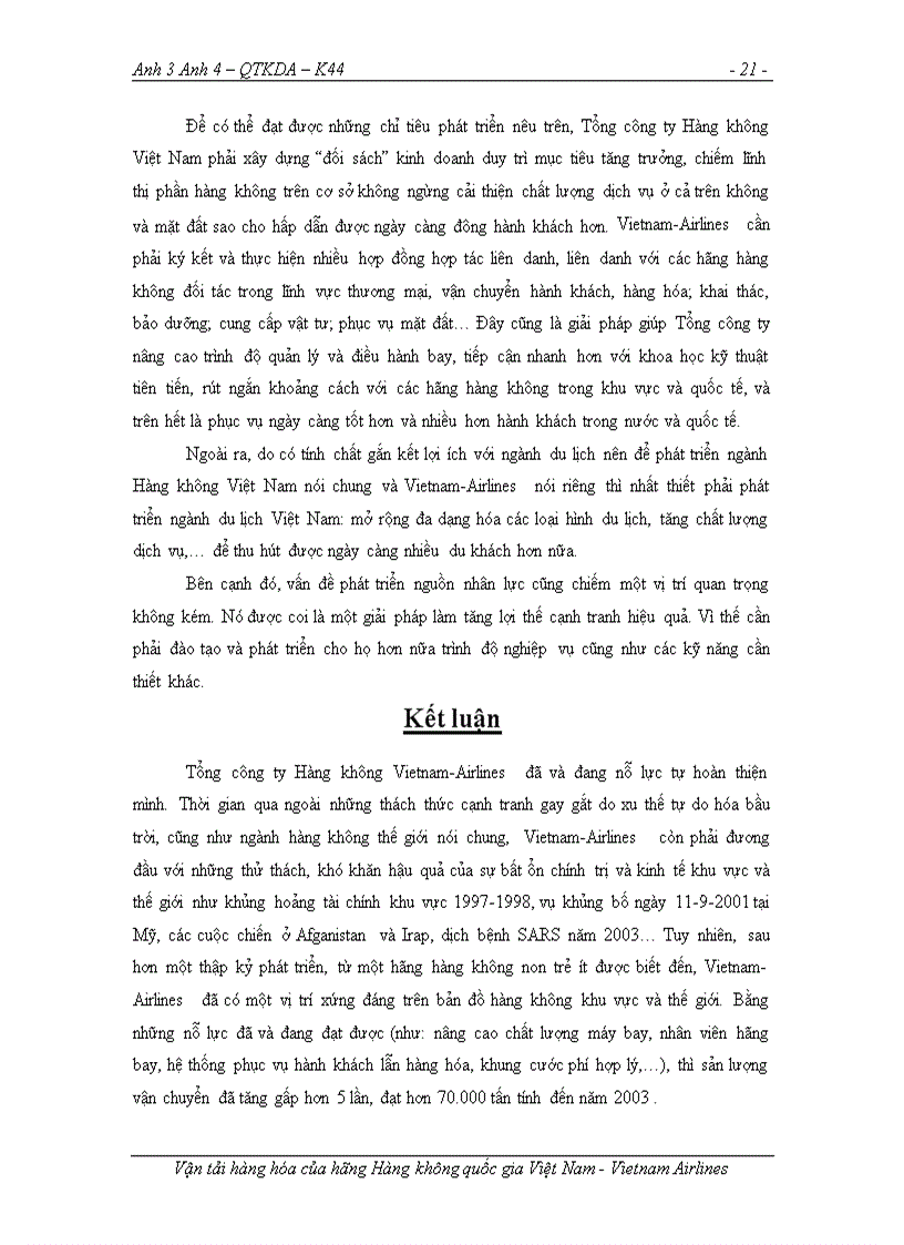 image for page Vận tải hàng hóa của hãng Hàng không quốc gia Việt Nam Vietnam Airlines