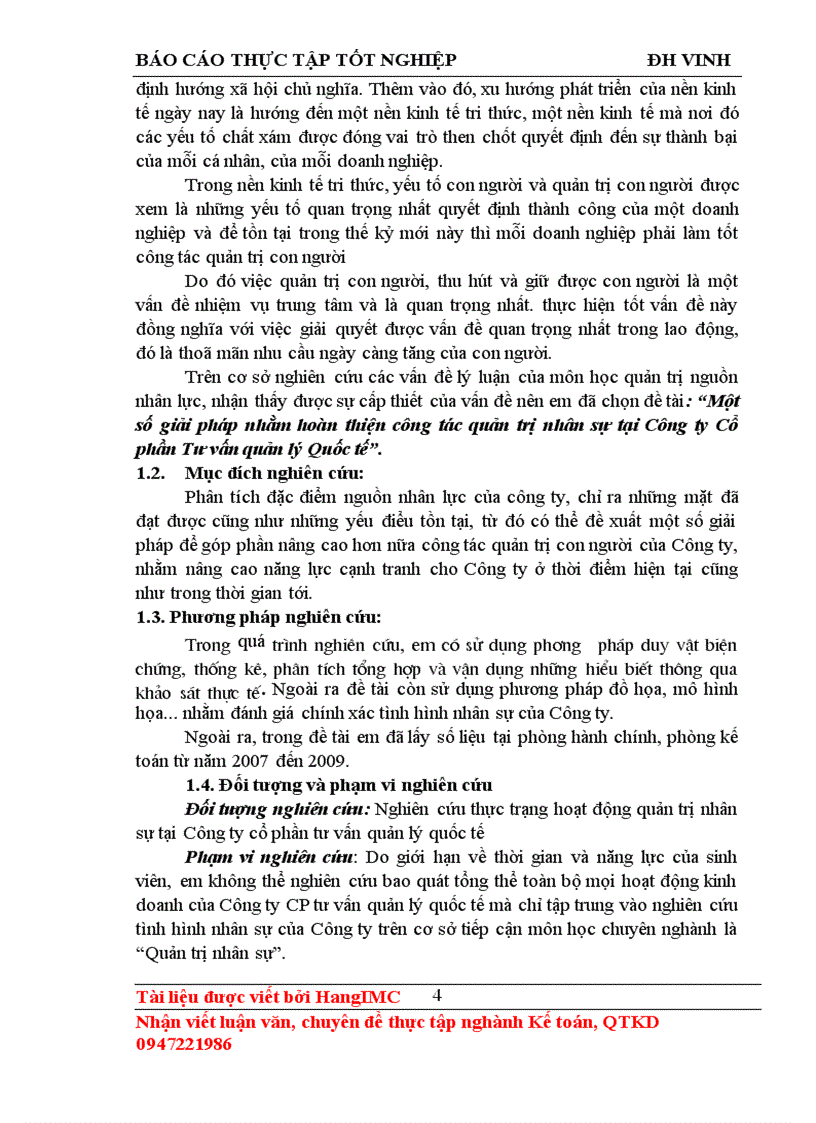 image for page Một số giải pháp nhằm hoàn thiện công tác quản trị nhân sự tại Công ty Cổ phần Tư vấn quản lý Quốc tế