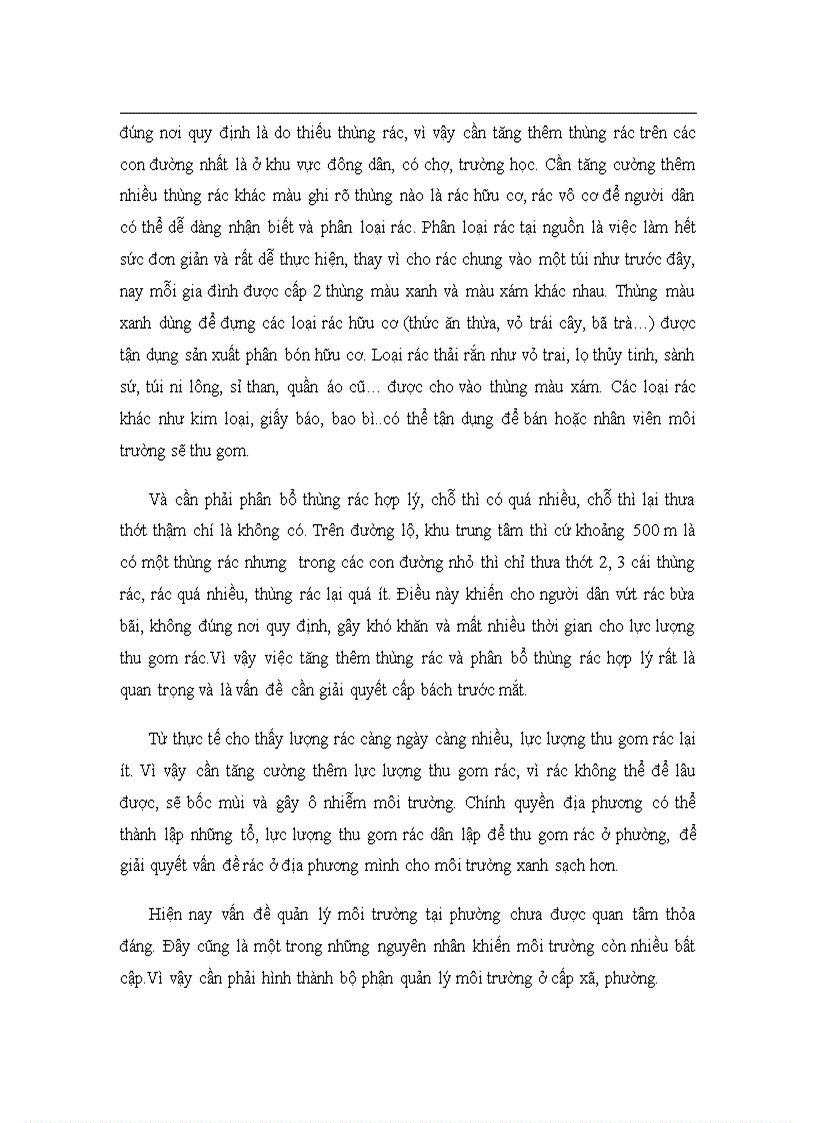 image for page Tìm hiểu nhận thức thái độ và hành vi của người dân về ô nhiễm môi trường trong việc phân loại thu gom và xử lý rác thải sinh hoạt
