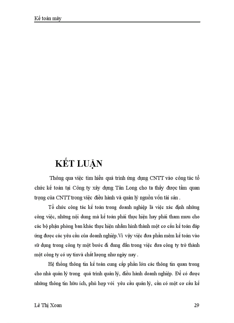 image for page Tổ chức công tác kế toán trong điều kiện ứng dụng CNTT tại công ty xây dựng Tân Long