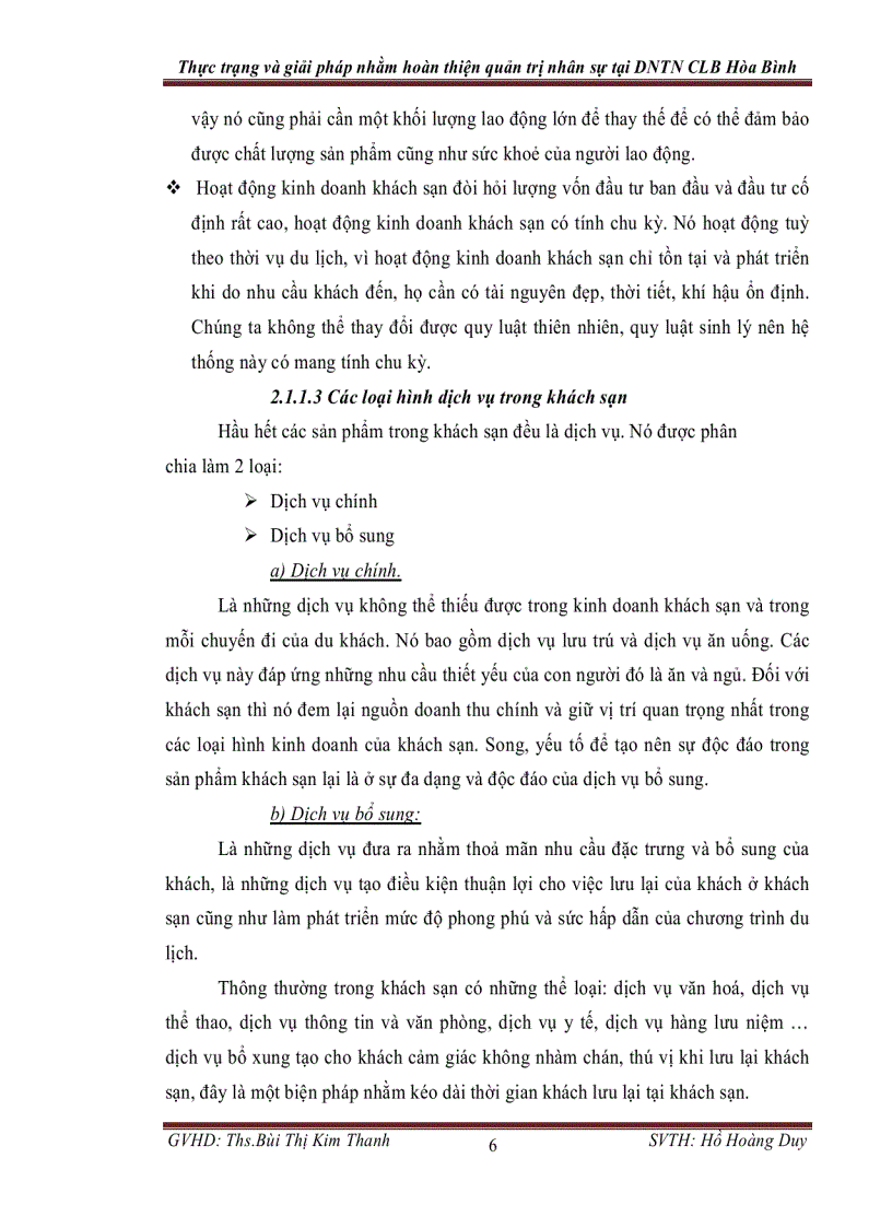 image for page Thực trạng và giải pháp hoàn thiện quản trị nhân sự tại Khách sạn Hòa Bình