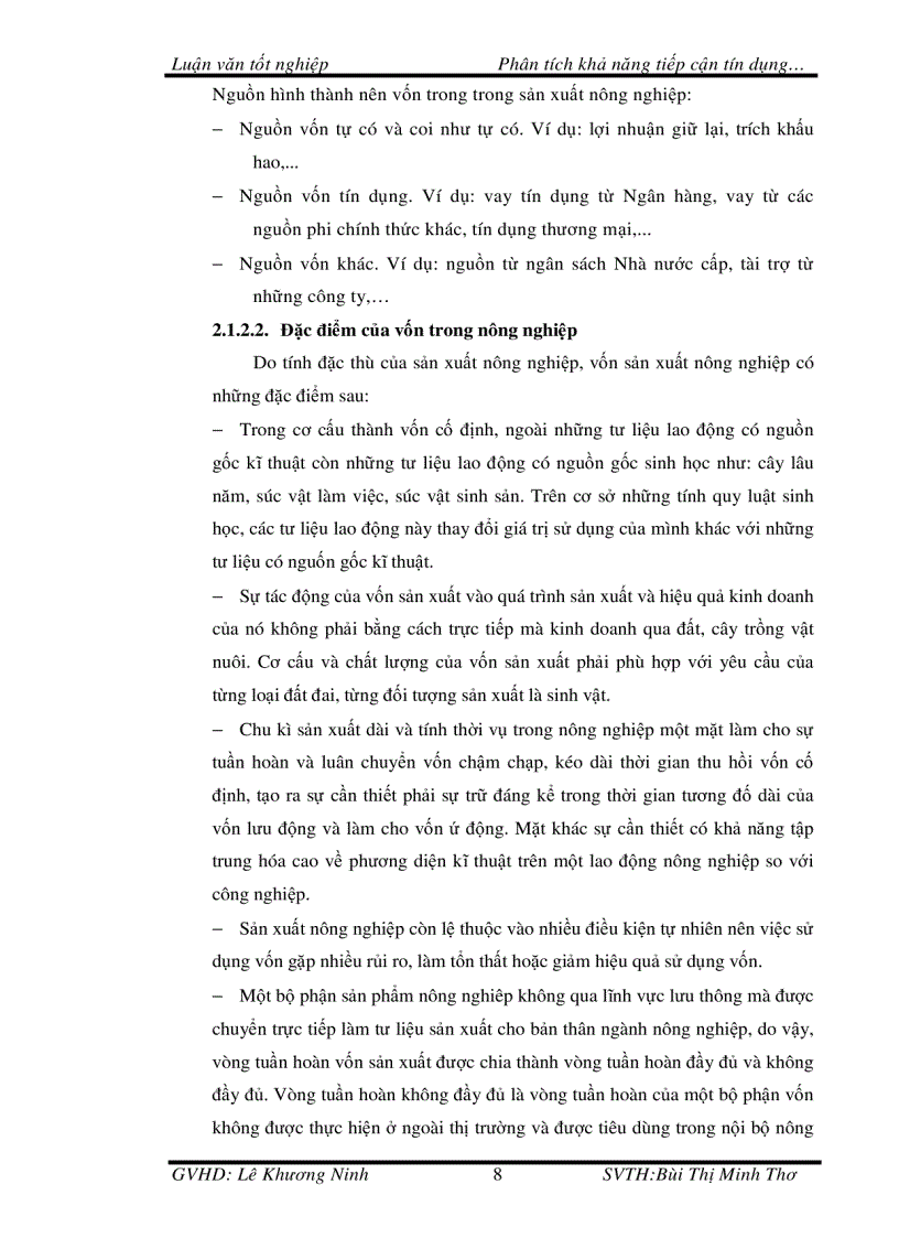 image for page Phân tích khả năng tiếp cận nguồn vốn tín dụng của nông hộ trong sản xuất nông nghiệp ở huyện Trà Ôn tỉnh Vĩnh Long