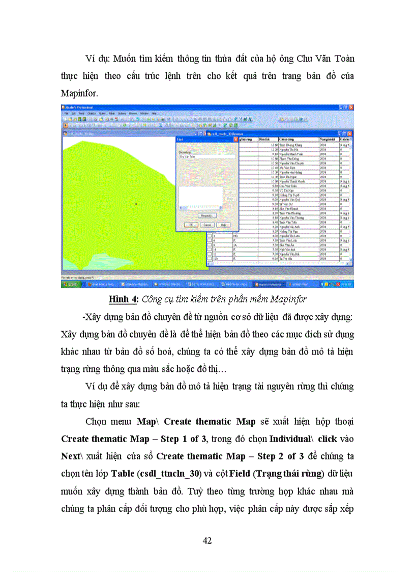 image for page Ứng dụng hệ thống định vị toàn cầu GPS hệ thống thông tin địa lý GIS trong việc theo dõi biến động chỉnh lý thông tin và xây dựng cơ sở dữ liệu đất Lâm nghiệp khu vực nghiên cứu thực
