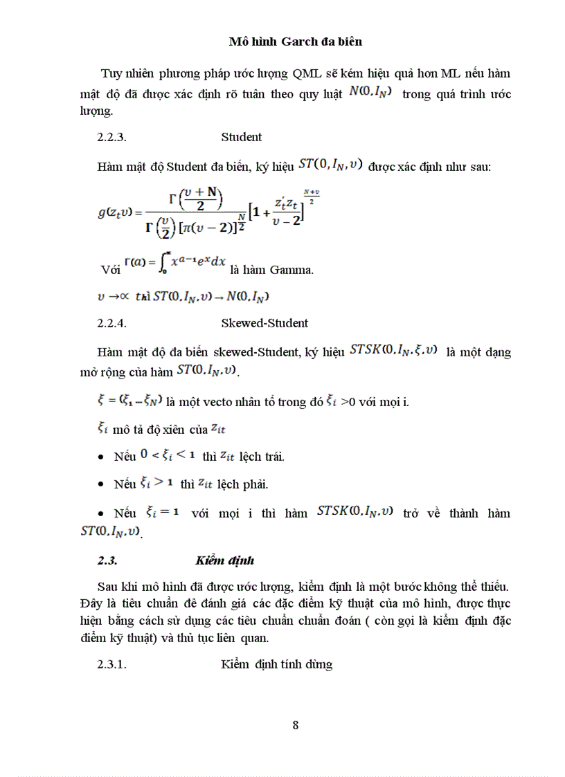 image for page Mô hình garch đa biến và ứng dụng trong phân tích rủi ro cổ phiếu ngành ngân hàng trên sàn hose