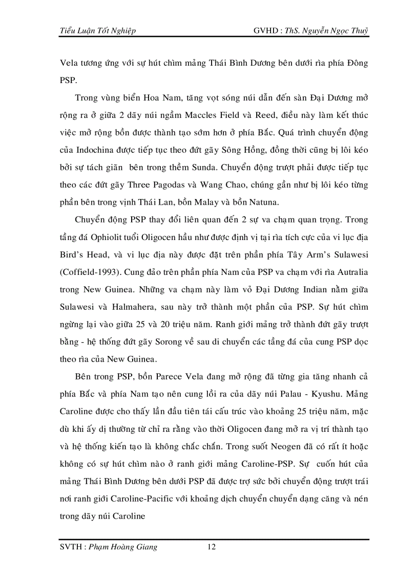 image for page Đặc điểm kiến tạo khu vực đông nam á và sự phát triển các bồn dầu khí đệ tam tiêu biểu thuộc thềm lục địa nam việt nam