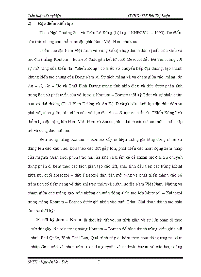 image for page Đặc điểm địa hoá các tầng đá mẹ ở lô 15 1 và 15 2 thuộc bồn trũng Cửu Long