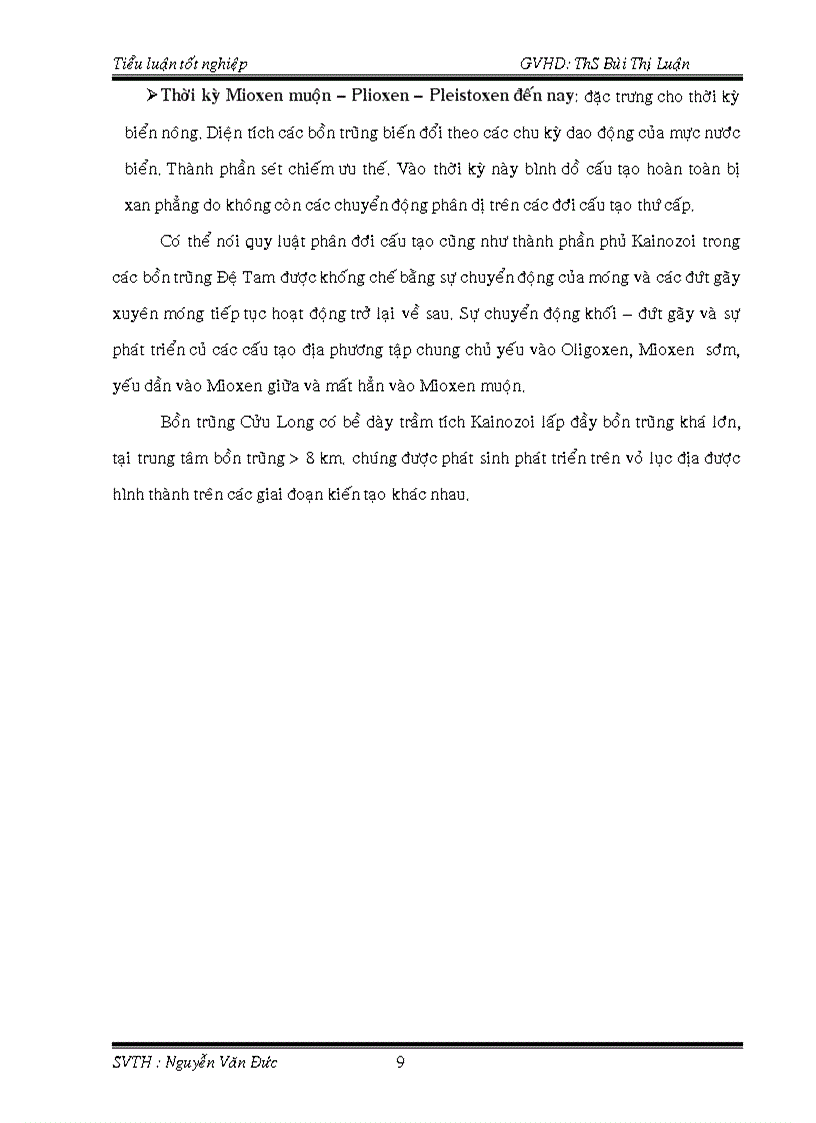 image for page Đặc điểm địa hoá các tầng đá mẹ ở lô 15 1 và 15 2 thuộc bồn trũng Cửu Long