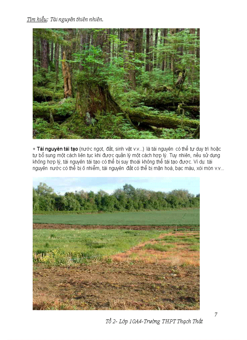 image for page Tài nguyên thiên nhiên