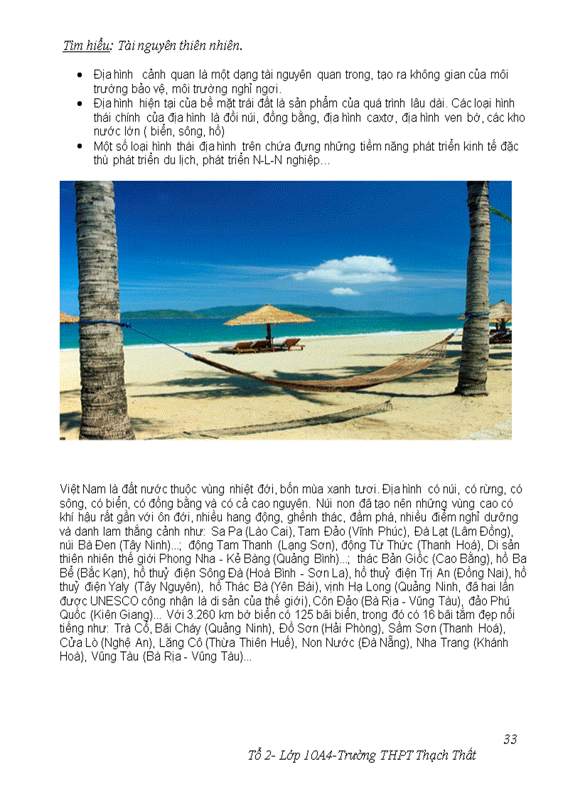 image for page Tài nguyên thiên nhiên