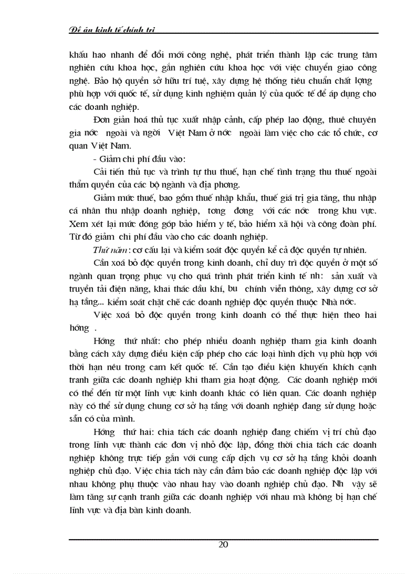 image for page Cạnh tranh trong nền kinh tế thị trường phương hướng trên con đường đi lên chủ nghĩa xã hội