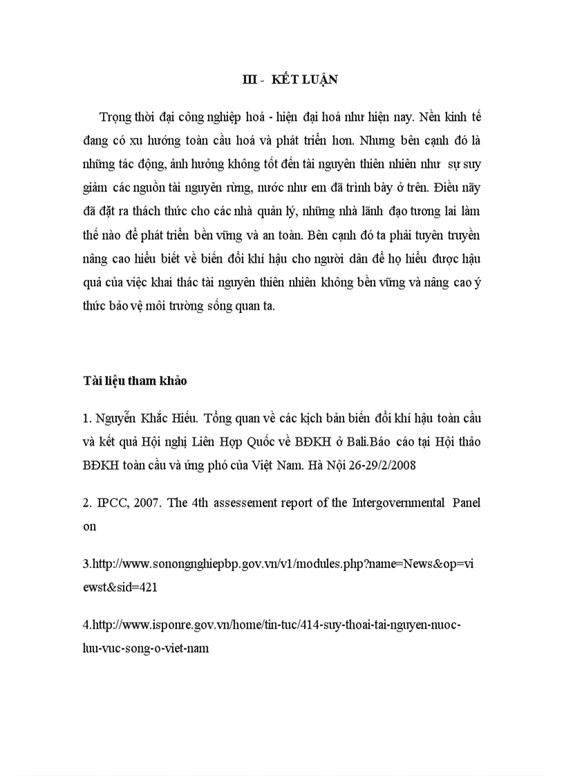 image for page Thu thập tài liệu về biến đổi khí hậu toàn cầu và ảnh hưởng của biến đổi khí hậu đến sự suy thoái các nguồn tài nguyên thiên nhiên và đói nghèo ở Việt Nam