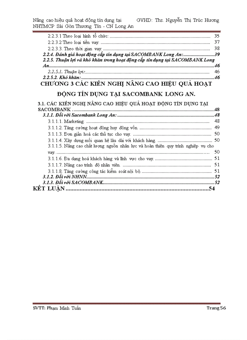 image for page Nâng cao hiệu quả hoạt động tín dụng tại NHTMCP Sài Gòn Thương Tín CN Long An