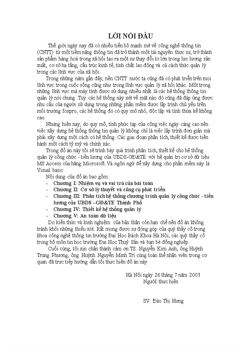 image for page Phân tích hệ thống chương trình quản lý công chức tiền lương của UBDS GĐ TE Thành Phố Nha trang Khánh Hòa file Word 67 trang