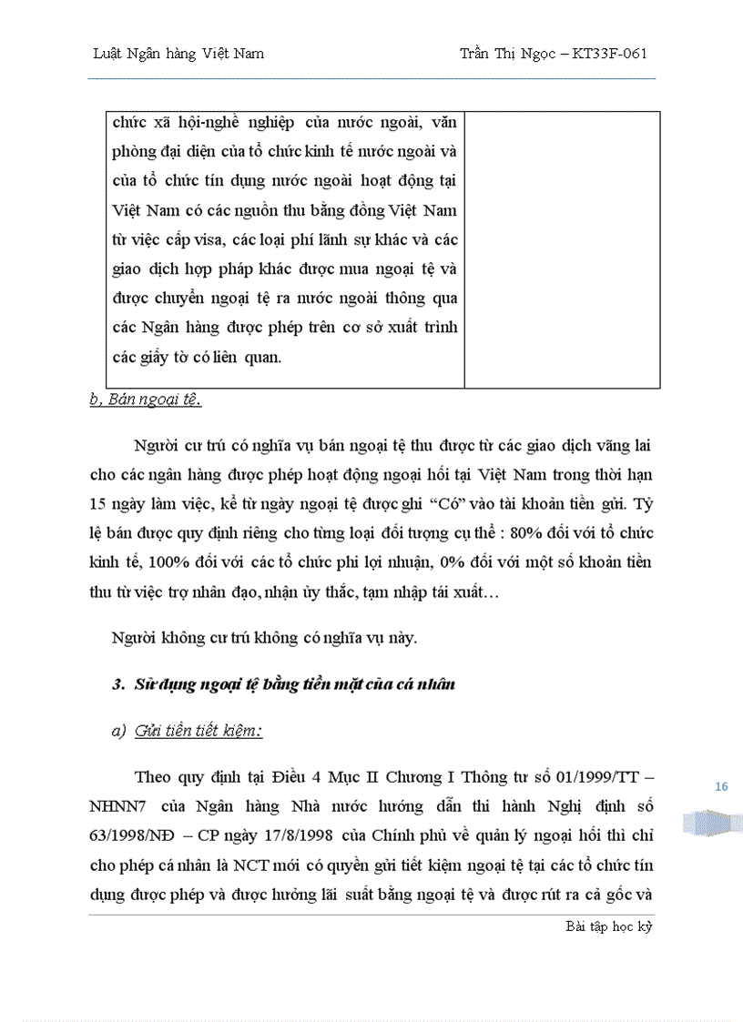image for page Sự khác biệt về quyền và nghĩa vụ của Người cư trú và Người không cư trú khi sử dụng ngọai hối trên lãnh thổ Việt Nam