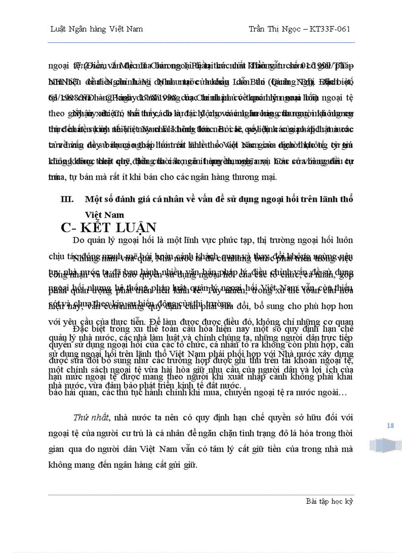 image for page Sự khác biệt về quyền và nghĩa vụ của Người cư trú và Người không cư trú khi sử dụng ngọai hối trên lãnh thổ Việt Nam