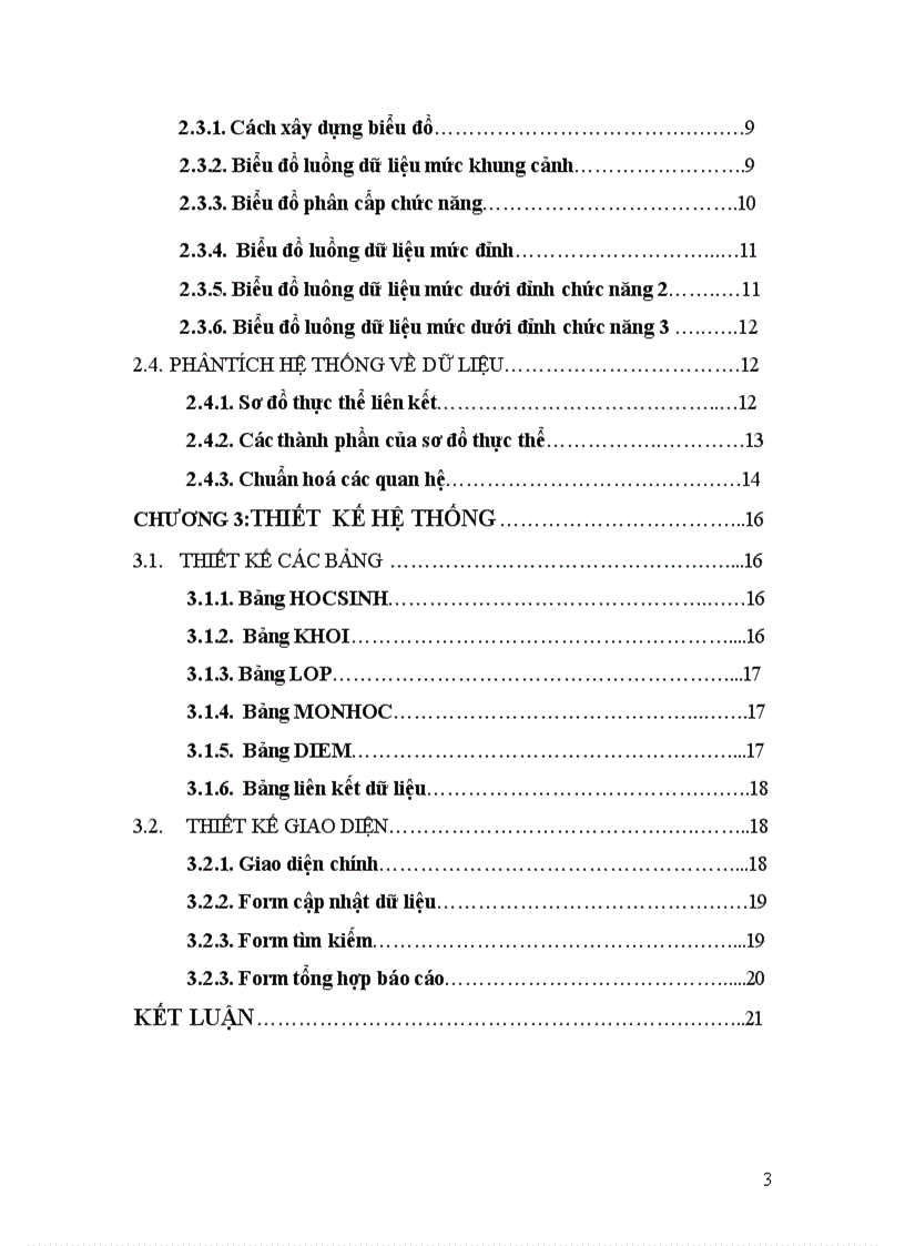 image for page Quản lý điểm bằng ACCESS