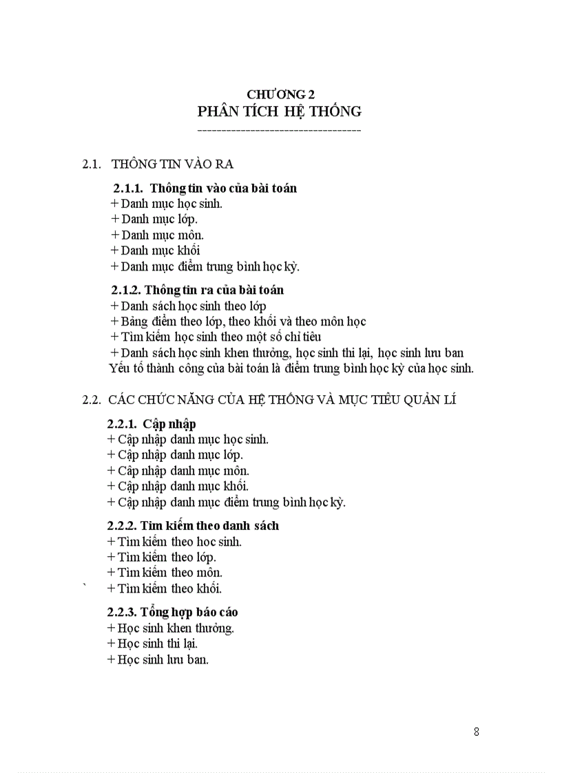 image for page Quản lý điểm bằng ACCESS