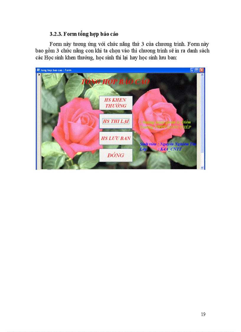 image for page Quản lý điểm bằng ACCESS