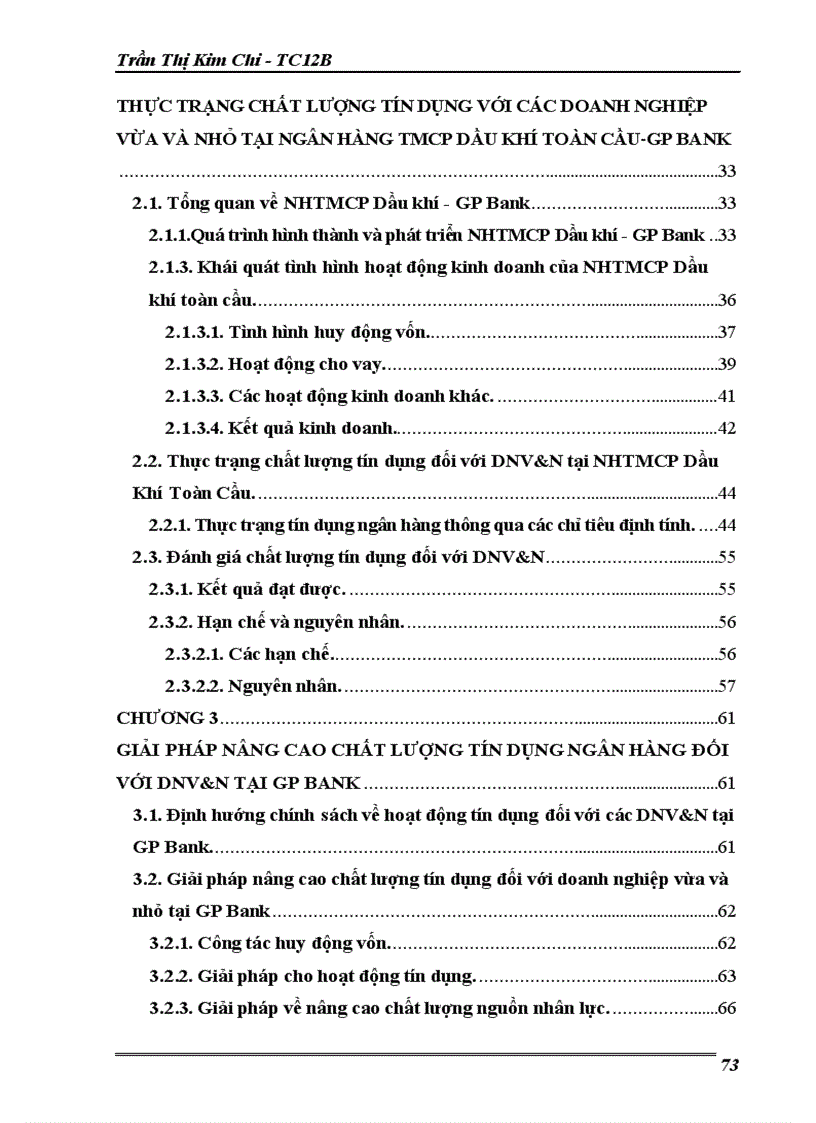 image for page Giải pháp nâng cao chất lượng tín dụng Ngân hàng đối với doanh nghiệp vừa và nhỏ tại ngân hàng thương mại CP Dầu khí