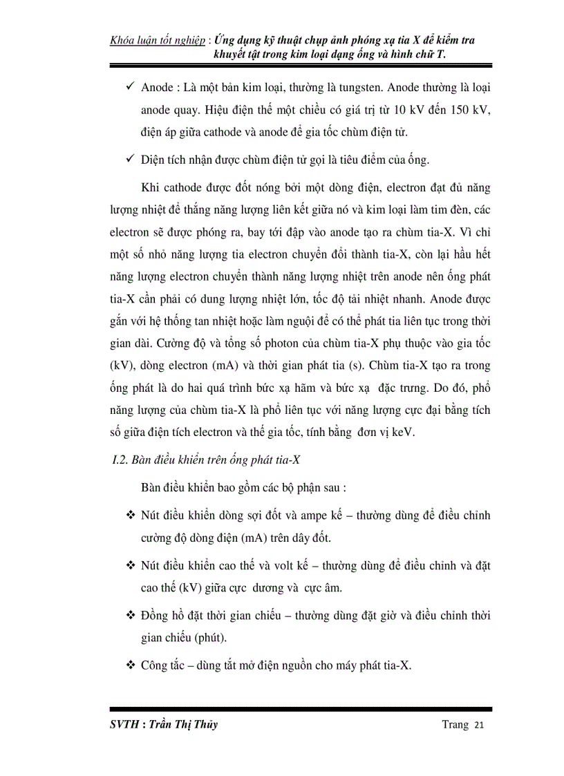 image for page Ứng dụng kỹ thuật chụp ảnh phóng xạ tia X để kiểm tra khuyết tật trong kim loại dạng ống và hình chữ T