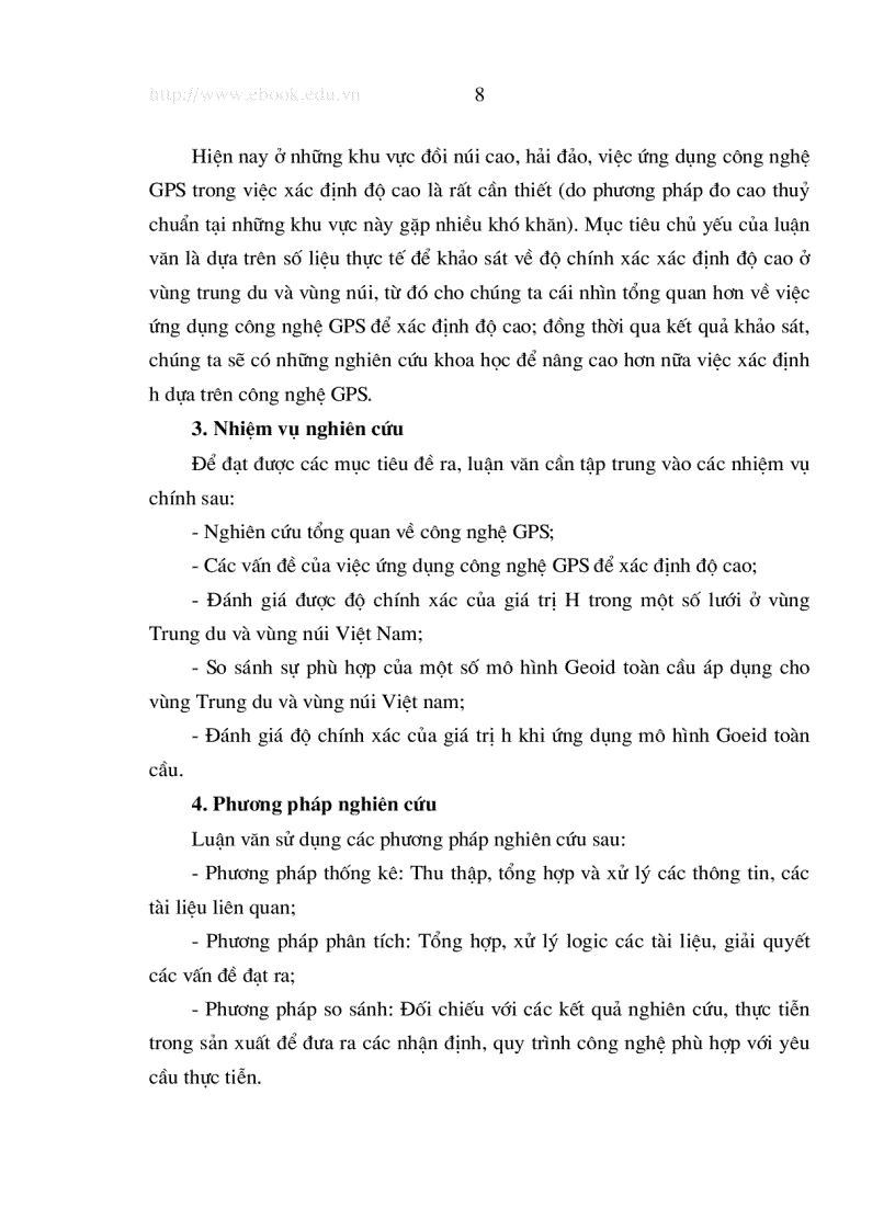 image for page Ứng dụng công nghệ GPS để xác định độ cao