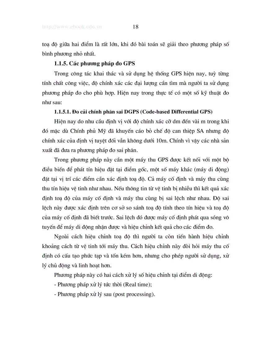 image for page Ứng dụng công nghệ GPS để xác định độ cao