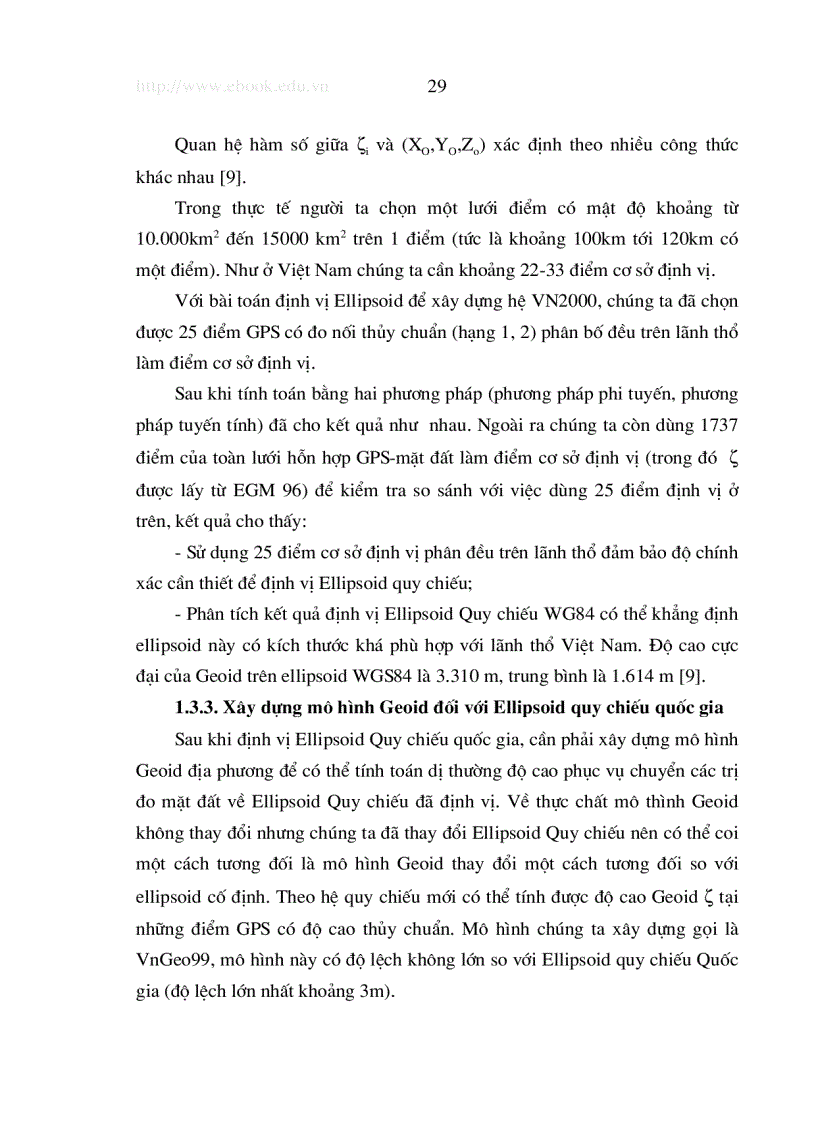 image for page Ứng dụng công nghệ GPS để xác định độ cao