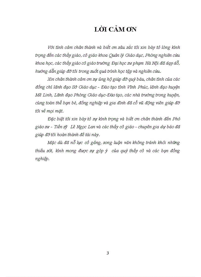 image for page Dự báo nhu cầu đội ngũ giáo viên Tiểu học huyện Mê Linh tỉnh Vĩnh Phúc đến năm 2015