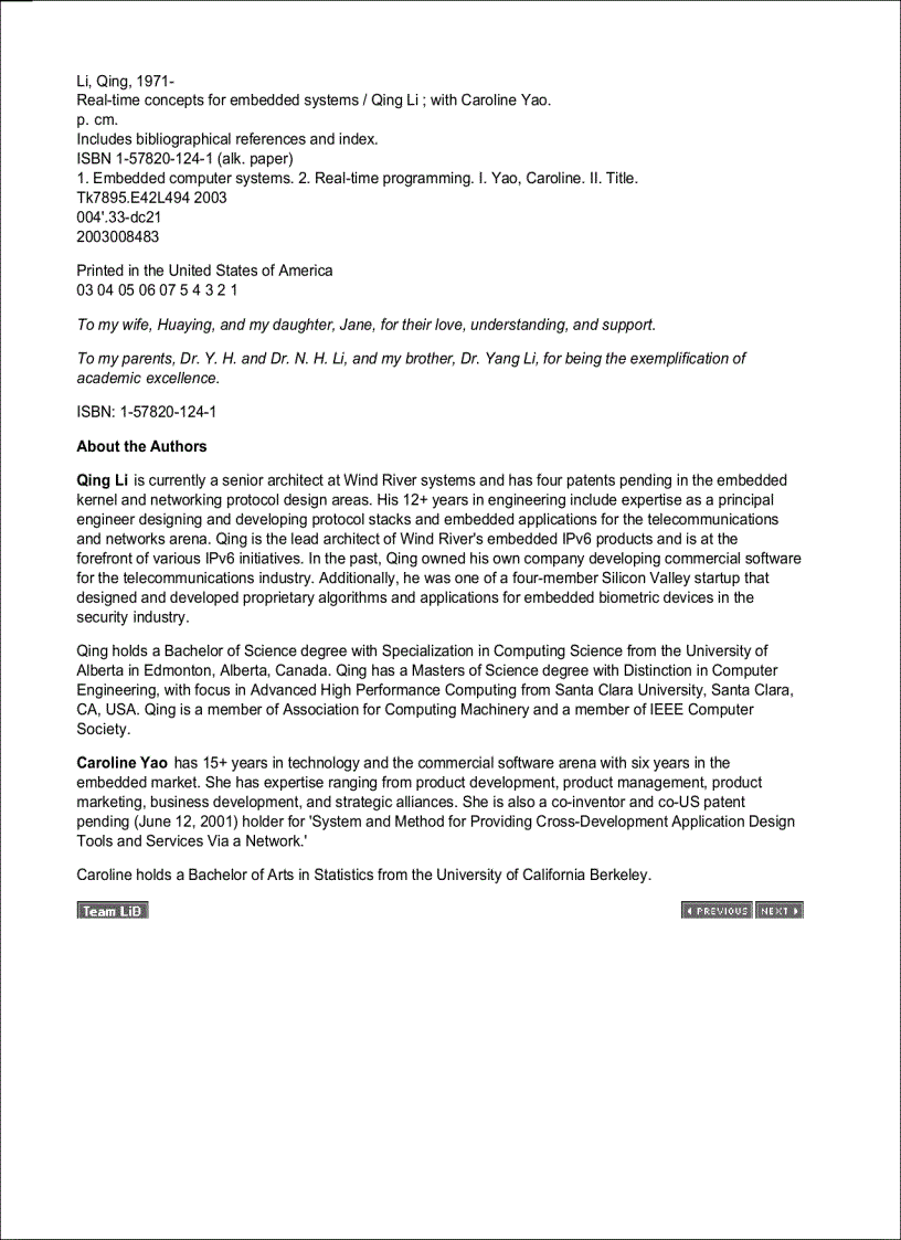 image for page Real time concepts for embedded systems