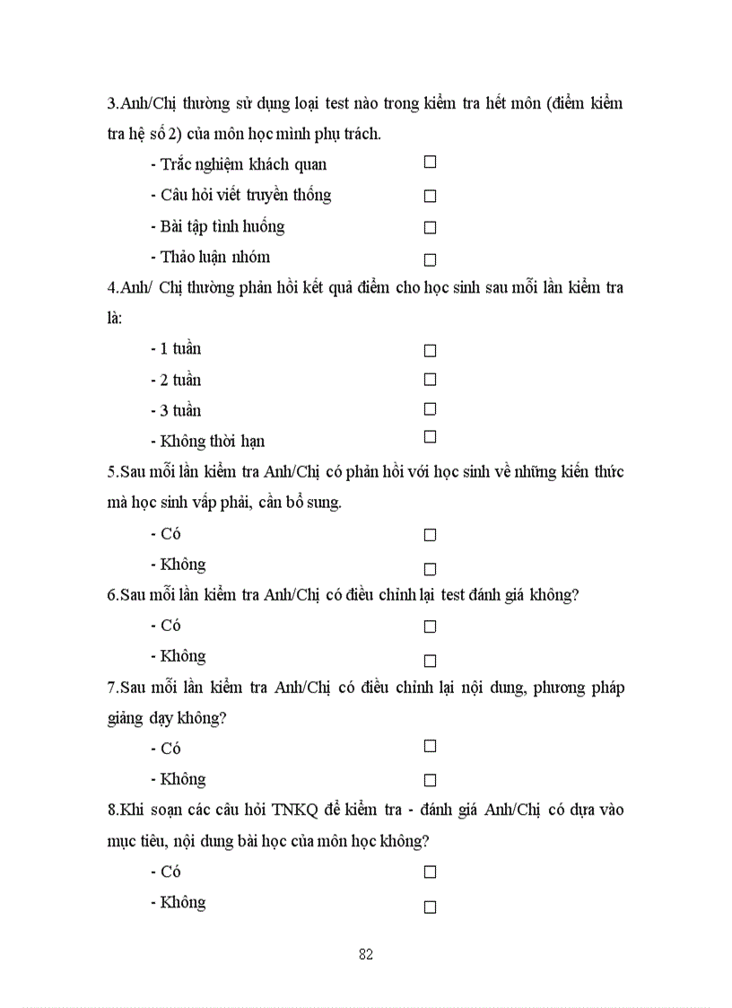 image for page Một số giải pháp nâng cao chất lượng đánh giá kết quả học tập của sinh viên dưới hình thức trắc nghiệm khách quan ở trường TCYT Đồng Tháp