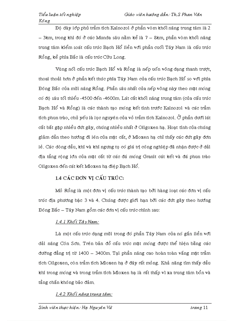 image for page Thiết kế giếng khoan khai thác cho cấu tạo đông bắc mỏ rồng bồn trũng cửu long