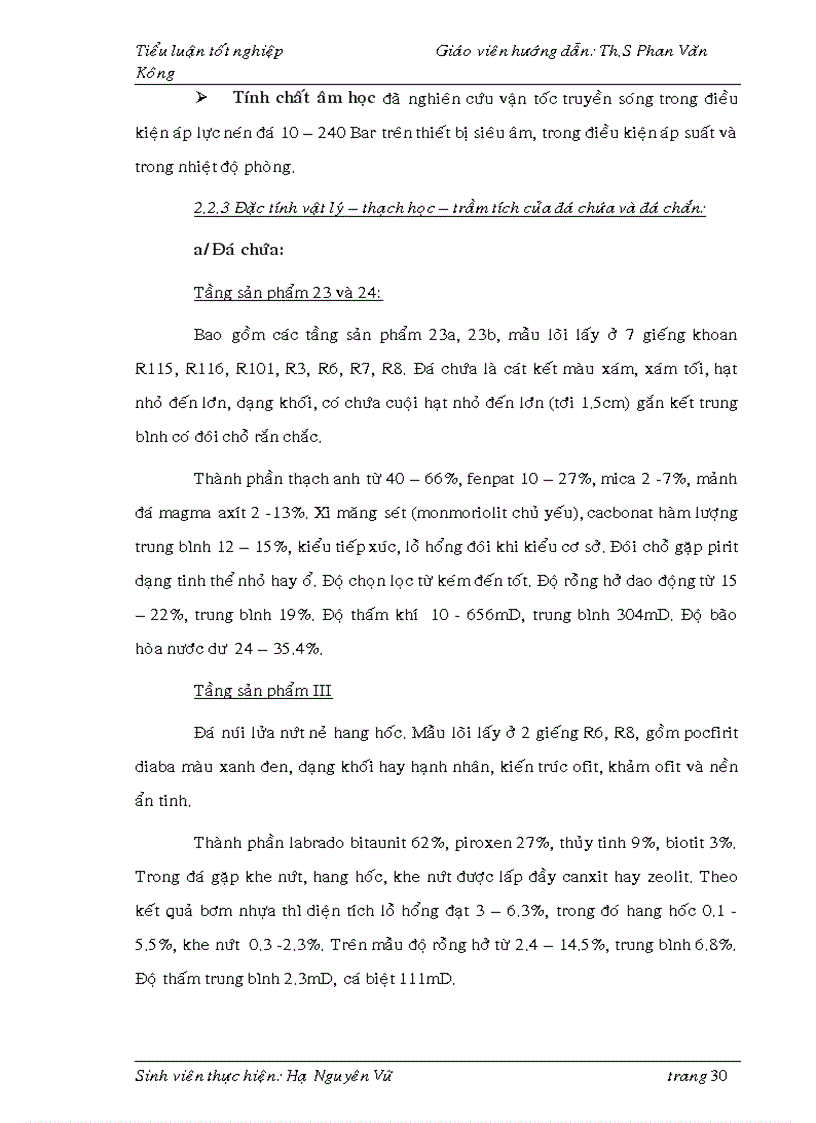 image for page Thiết kế giếng khoan khai thác cho cấu tạo đông bắc mỏ rồng bồn trũng cửu long