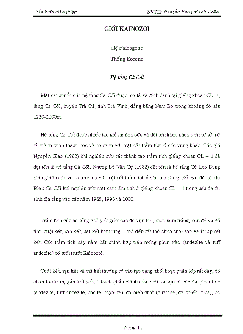 image for page Minh giải tướng môi trường trầm tích và khả năng chứa của cát kết mỏ hưng nam lô 01 bồn trũng cửu long qua mô tả và phân tích mẫu lõi 11 30 m của giếng khoan hn 3t