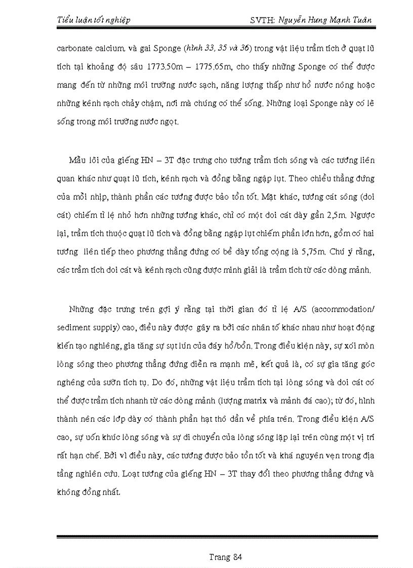 image for page Minh giải tướng môi trường trầm tích và khả năng chứa của cát kết mỏ hưng nam lô 01 bồn trũng cửu long qua mô tả và phân tích mẫu lõi 11 30 m của giếng khoan hn 3t