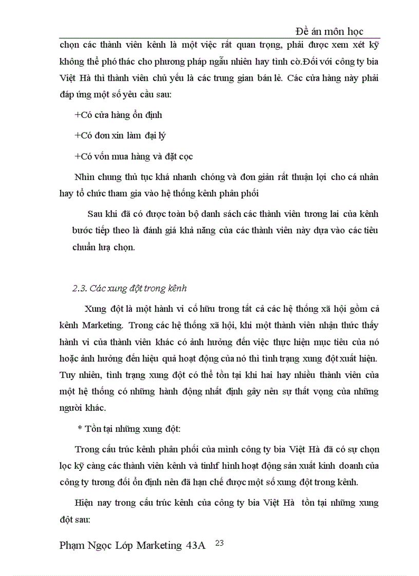 image for page Kênh phân phối và tiêu thụ sản phẩm