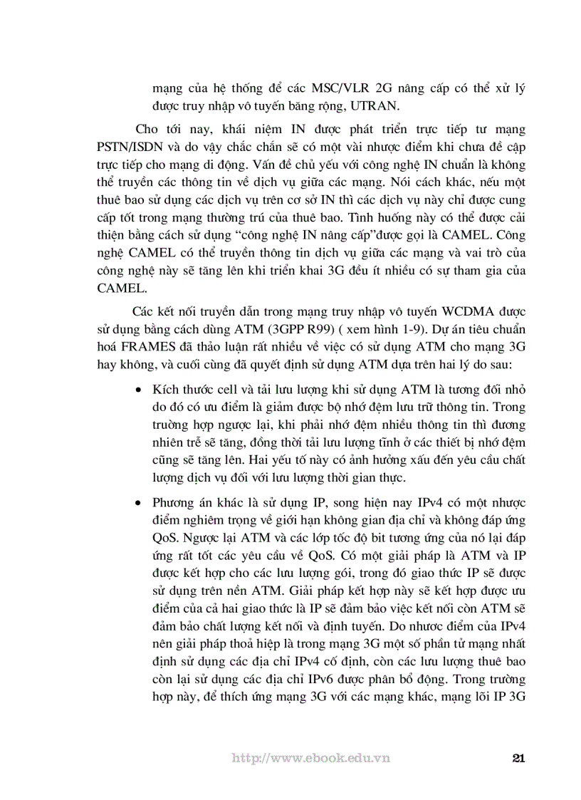 image for page Qui hoạch và tối ưu hoá mạng truyền dẫn 3G