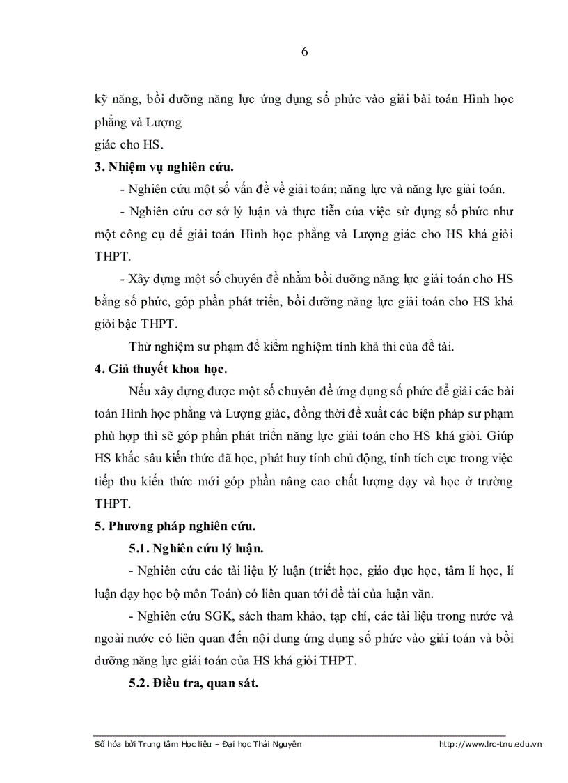 image for page Bồi dưỡng năng lực ứng dụng số phức vào giải toán hình học và lượng giác cho học sinh khá giỏi trung học phổ thông