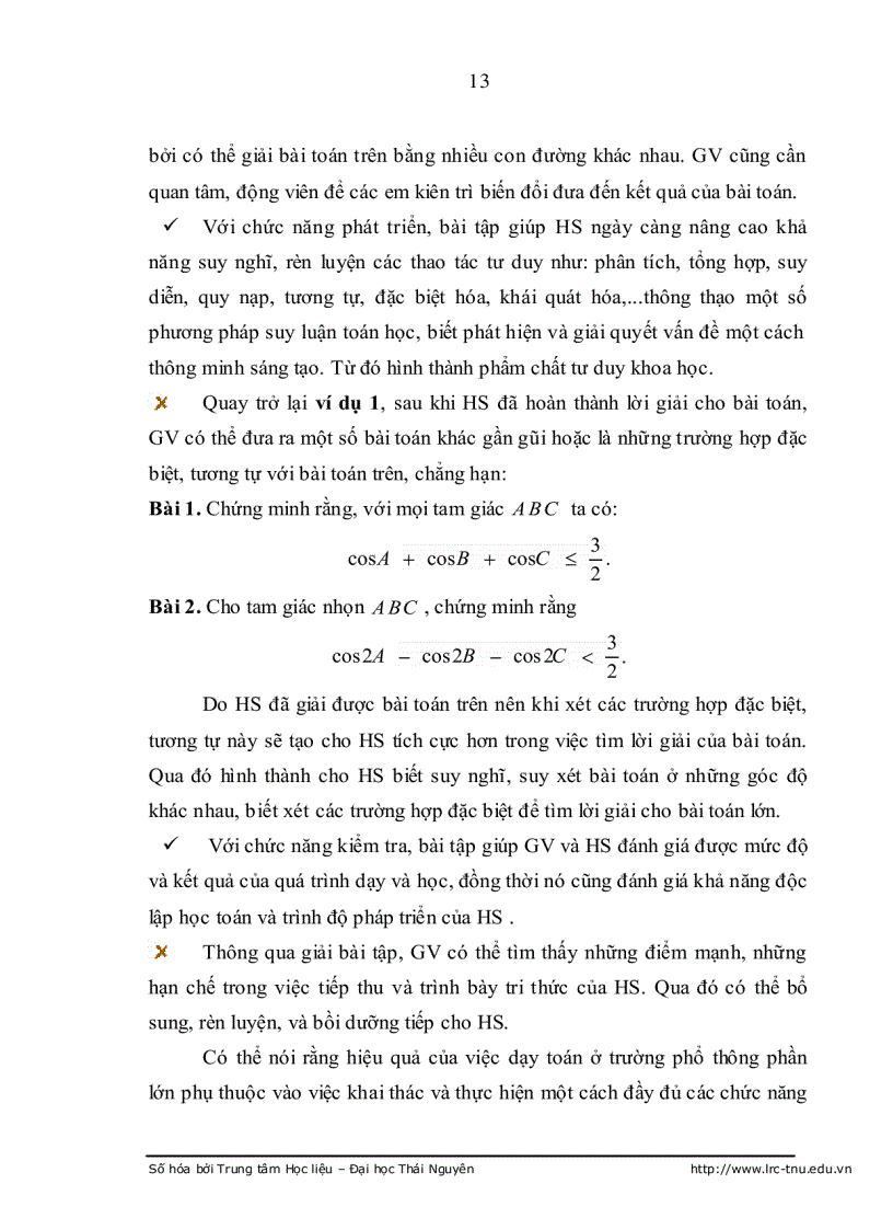 image for page Bồi dưỡng năng lực ứng dụng số phức vào giải toán hình học và lượng giác cho học sinh khá giỏi trung học phổ thông