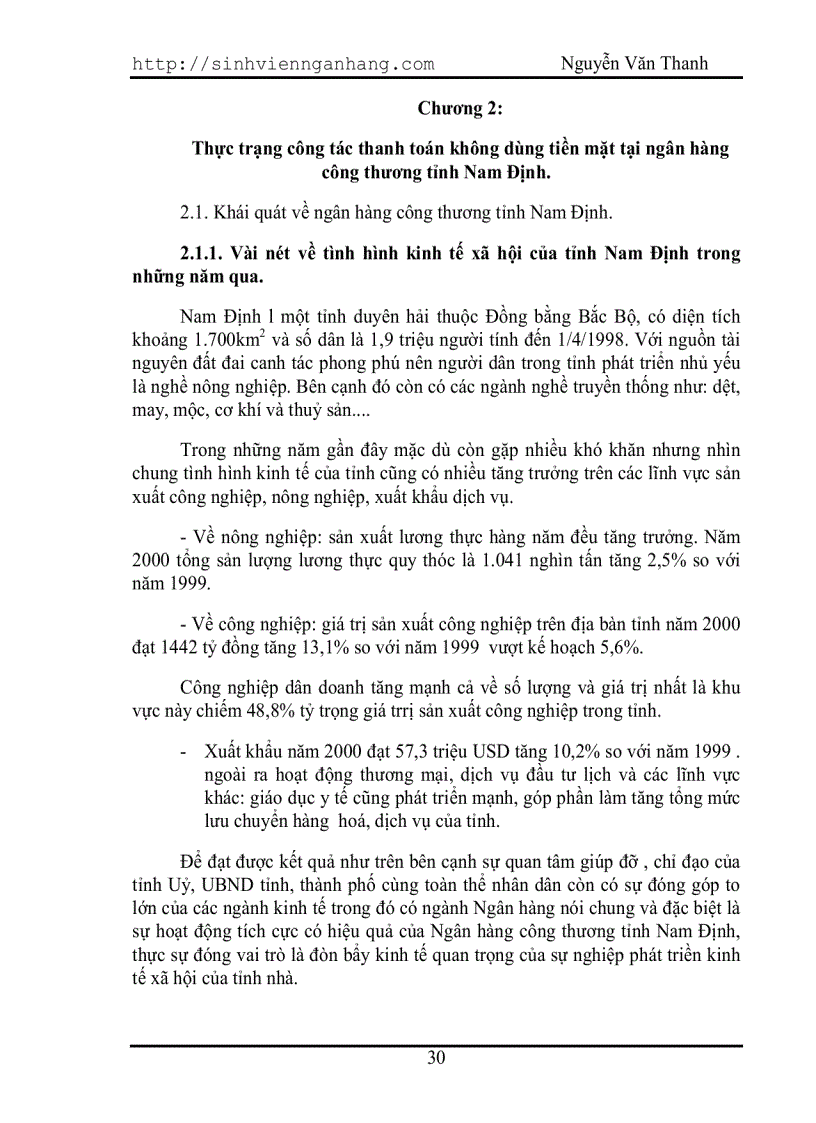 image for page Thanh toán không dùng tiền mặt tại Ngân hàng Công thương tỉnh Nam Định Thức trạng và giải pháp