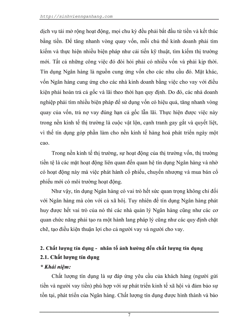 image for page Chất lượng tín dụng ngân hàng hiện trạng và giải pháp nâng cao chất lượng tín dụng tại ngân hàng thương mại cổ phần Eximbank