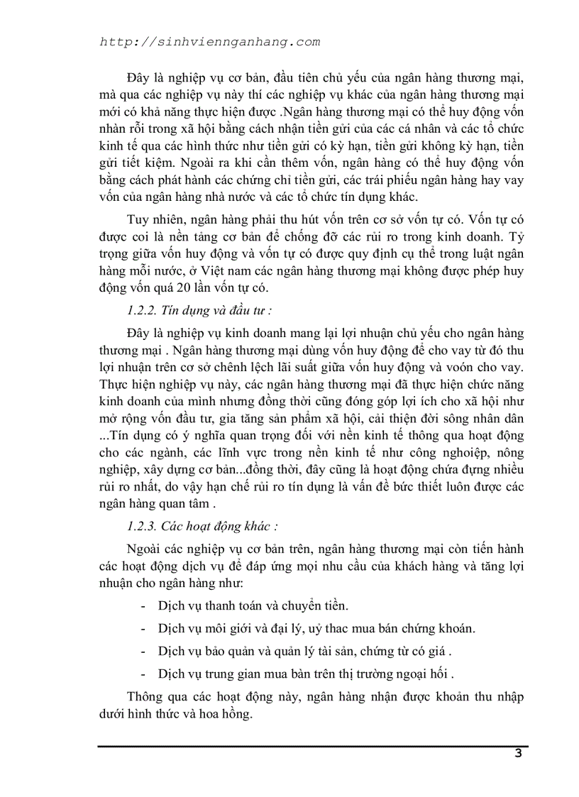 image for page Tín dụng và rủi ro trong hoạt động tín dụng của NH TM