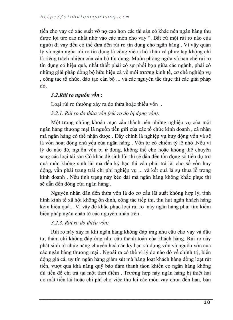 image for page Tín dụng và rủi ro trong hoạt động tín dụng của NH TM